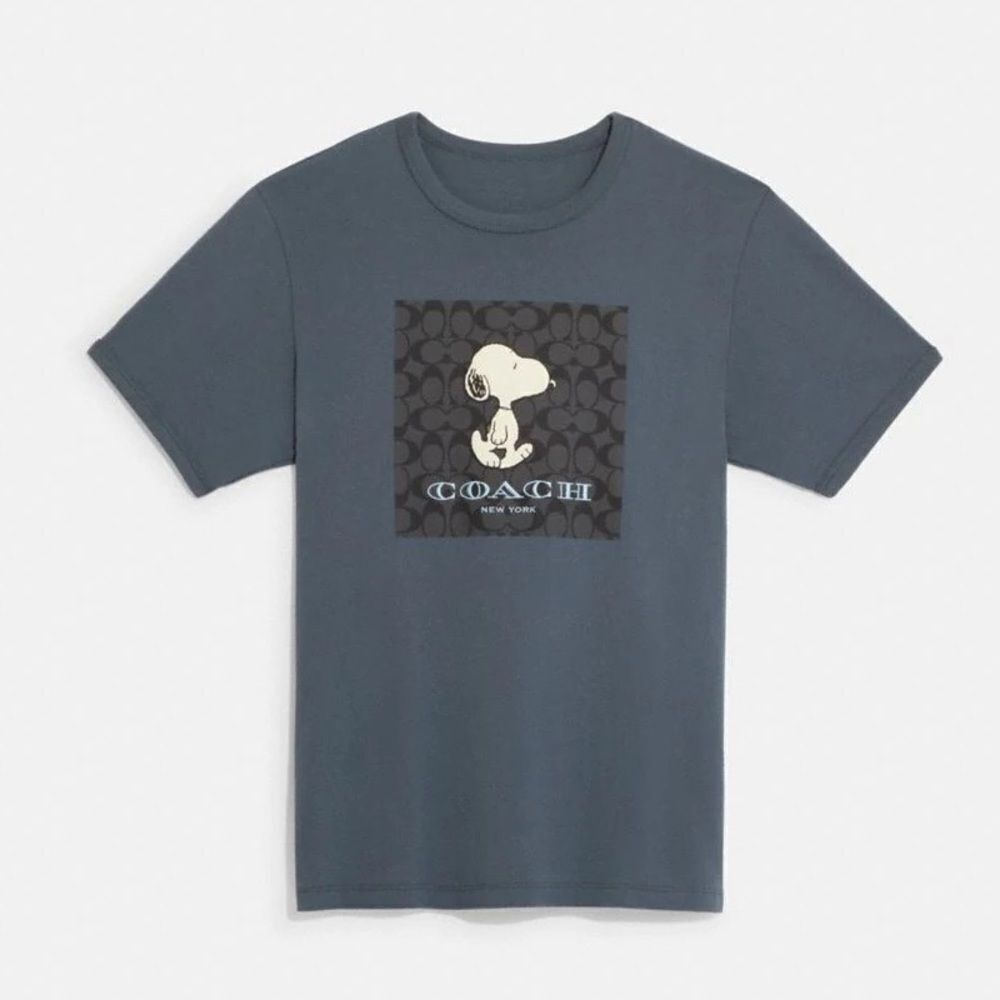 NWT Coach X Peanuts Signature Snoopy T Shirt‎ size S
